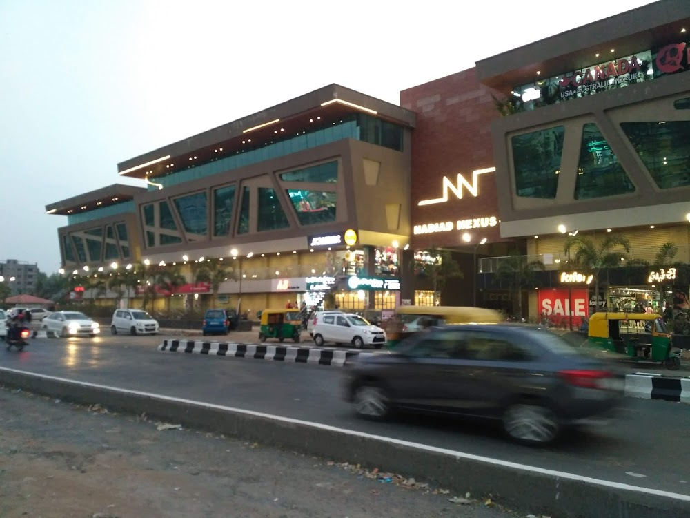 Nadiad city market area and railway station in Gujarat